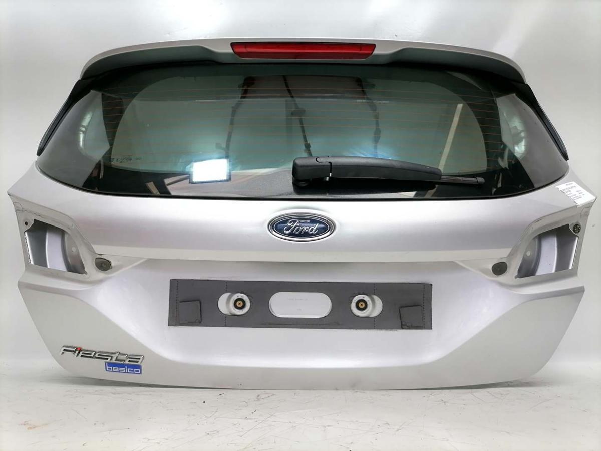 Ford Fiesta MK7 original Heckklappe mit Heckscheibe Polar Silber Metallic Bj.2018